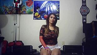 Behind Scenes Pornshoot Pornstar Champion Vs Big Breast Babe In Wrestling Hold & Hardcore Sex