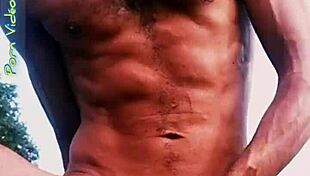 sexy cute european girl enjoys outdoor masturbation leading to cumshot.