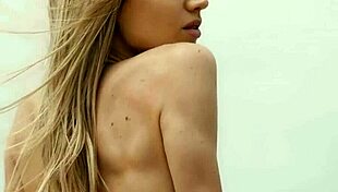 Italian petite model francy torino does outdoor striptease with ripped clothes