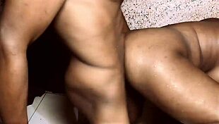 Feeling the passion of giant cock in curvy big ass milf.