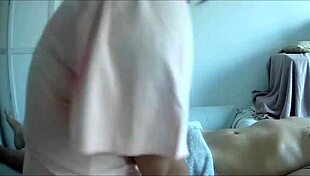 Full asian massage leads to emotional orgasm with handjob