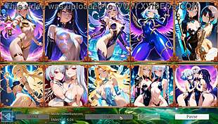 Battle babes hentai game slideshow with 10 hot fantasy girls.