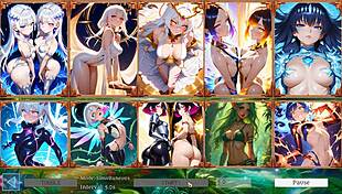 Battle babes hentai game slideshow with 10 hot fantasy girls.
