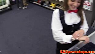 Masturbating Pawnee Fucks Broker for Cash on Hidden Cam