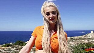 Blonde Jayjay Pink Seduced in Public Casting Fuck