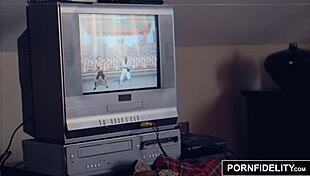 riley nixon from pornfidelity worships that cock and gets totally covered in cum