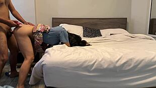 Friend's wife feels so hot cheating with doggystyle fuck in hotel