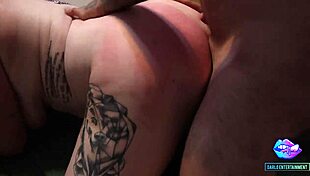 redheaded slave's holes for double dom pleasure as mistress kora bell and oldschoolgent enjoy her slutty cunt