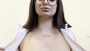 free tit showdown teaser slut stepsister, natural tits glasses brunette pussy homemade wet pussy small 18+ tits european spreading not sister