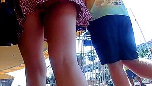 Check out this public upskirt in slow motion.