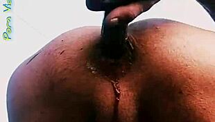 sexy cute european girl enjoys outdoor masturbation leading to cumshot.