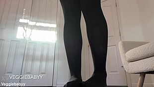 Evil Supergirl In Pantyhose Traps You With Foot Worship Femdom Roleplay
