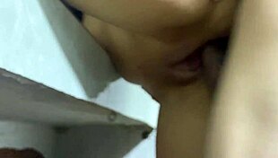 I can't believe I'm fucking my stepsister in lingerie! Bent over for blowjob and missionary!