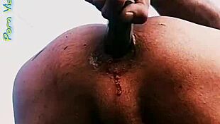 sexy cute european girl enjoys outdoor masturbation leading to cumshot.