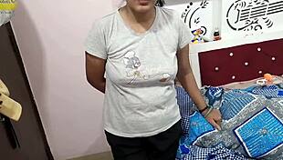 Stepmother Caught With Servant, Stepbrother Blackmails And Fucks Her