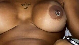 morena brasileira sucks big crooked cock