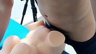 Young Man Toys Ass With Experienced Neighbor