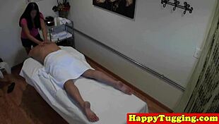 Fat Asian Masseur Cock Rubbing