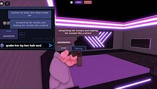 blonde slut bent over for intense bbc fucking in rough session