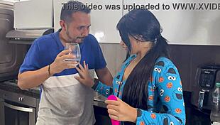 i seduce the plumber in my pajamas because my husband doesnt fuck me every day - mia montiel 😏