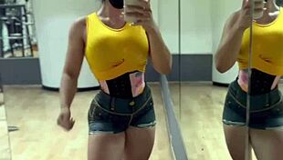 I Love My Beautiful Outfit In The Gym.