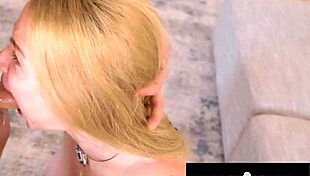 Sarah Vandella Boldly Sucks Jay Romero's Cock Dry With Deepthroat