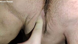 curvy woman humps pillow then rides