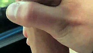 Flashing big cock outdoors