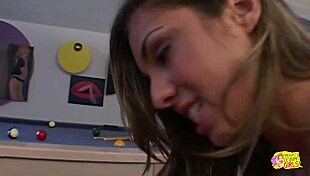 Blonde Babe Kisses Her Bestie Before Riding Her with a Strapon in Lingerie