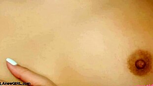 Super Cute Brunette Teen Shows Sexy Body On Sofa