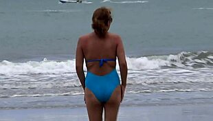 my wife, the latin step mother, enjoys hard sex on the beach with her best friend's son