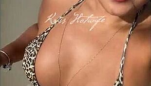 Married Prostitute Shows Tanned Ass In Bikini On Beach