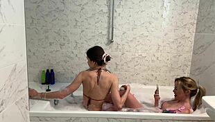 Oh wow, that lesbian bathroom sex with Maya Rose was just so intense, y'know?