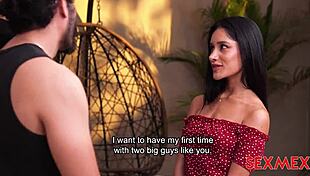 paying off dad's debt with carolina guerrero in a quickie