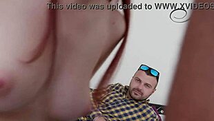 redheaded wife scyley jam gets her pussy filled with cum as cuckold husband watches on