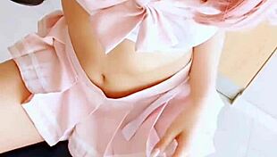 Young Latina's tight vagina penetrated by big cock ending inside.