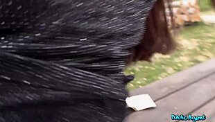 italian babe martina smeraldi rides big cock outdoors