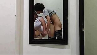 Tense Sexo A Escondidas Con Mi Hermanastra Casi Nos Ven