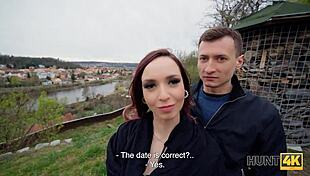 Hey this hunt4k video shows a cuckold watching hardcore pov sex