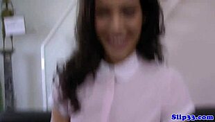 i can't believe this seductive teen rode me hard in pov until we both exploded