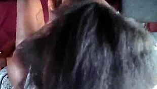 Hot Ebony Plays With Cock!