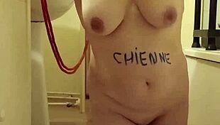 In 2024, A Humiliated Slave Milf Eats From The Bowl During BDSM Session