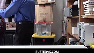 busted shoplifter sees big dick 😲