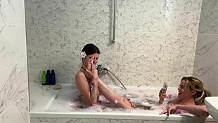 Oh wow, that lesbian bathroom sex with Maya Rose was just so intense, y'know?