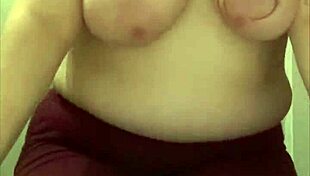 teasing you with big tits in pantyhose and hot piss!