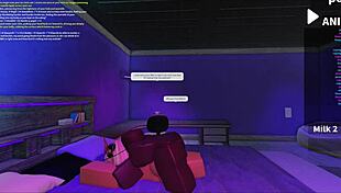 Roughly Fucking a Blonde Bimbo with Big Black Cock in Roblox Studio