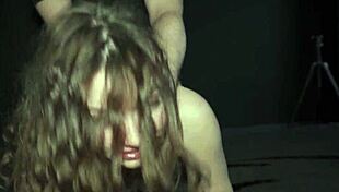 Submissive teen 18+ gets eye rolling orgasms in doggystyle with monster cock, cum on ass