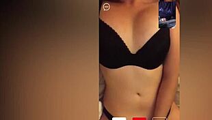 hot brunette watches me stroke on cam.