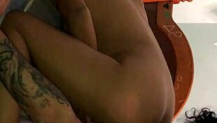 Bebelexxx submits to having her ass licked in doggystyle position, bent over and spreading.