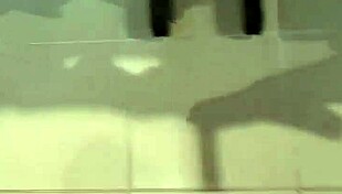 Italian stepmother flashes ass and hairy pussy in dressing room